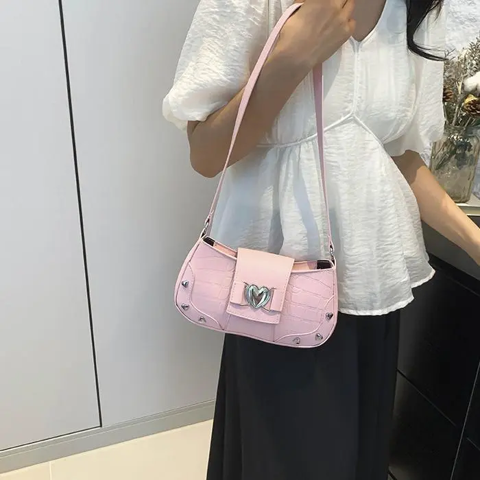 NX DOUGHNUT PU Shoulder Bag Women's White-13