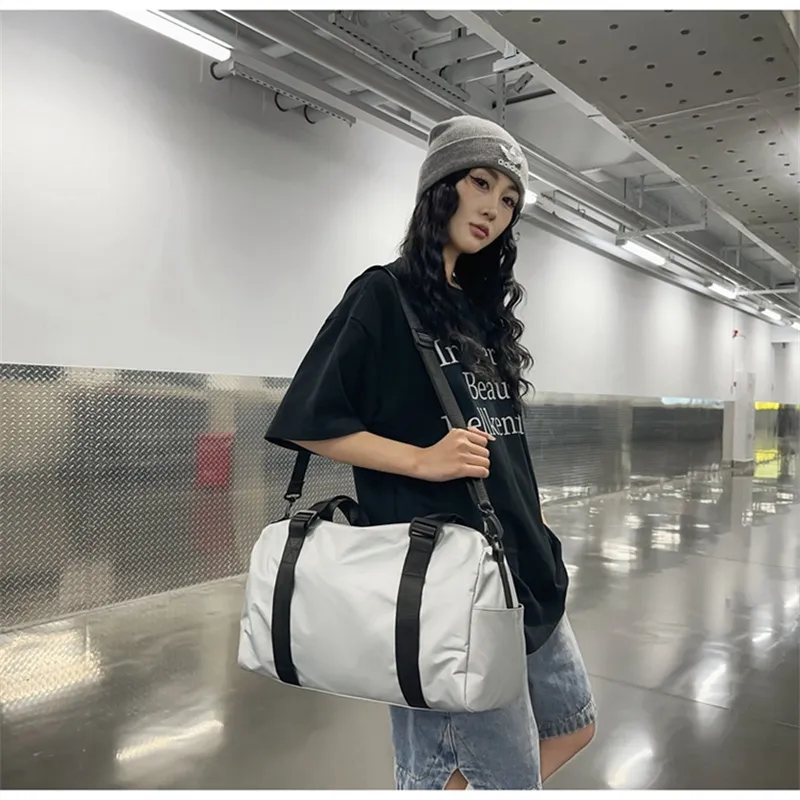 NX DOUGHNUT Oxford Sports & Fitness Bag One Shoulder Crossbody Luggage Bag Unisex Multicolor-1