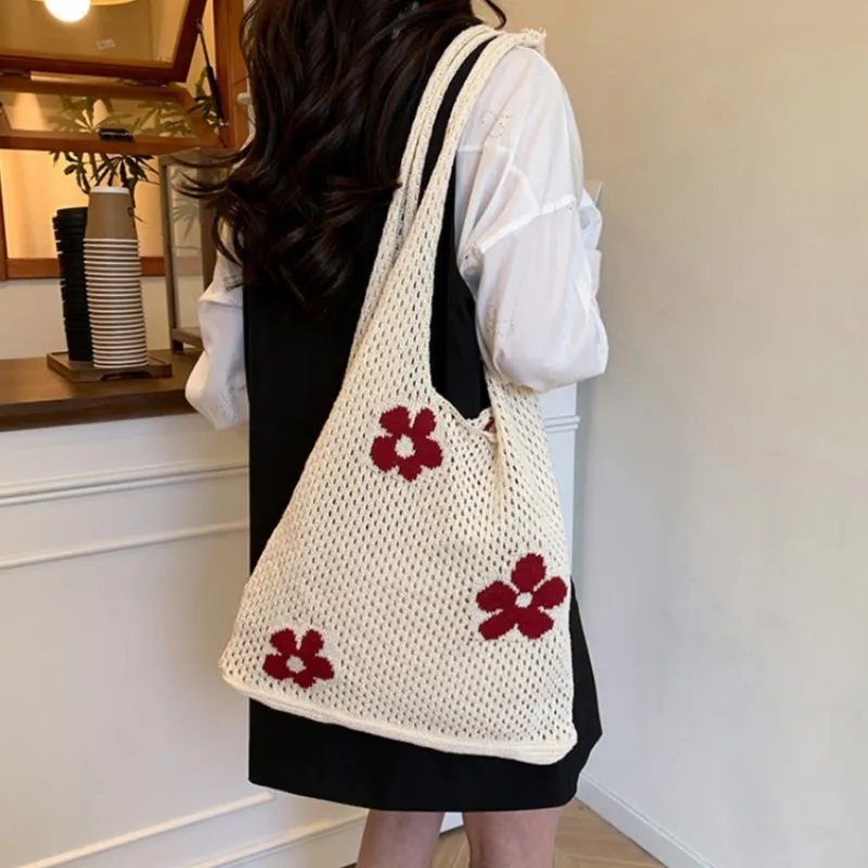 NX DOUGHNUT Woven Shoulder Bag Women's Multicolor-4