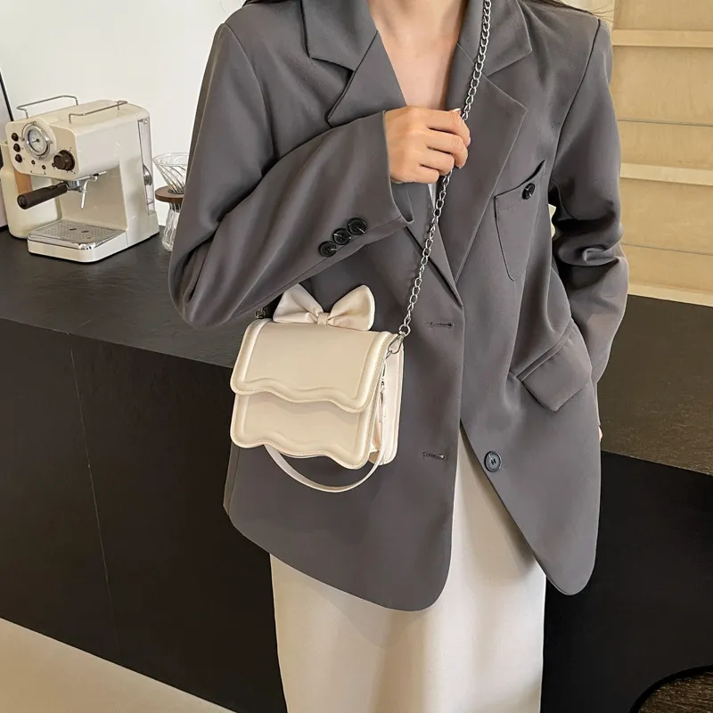 NX DOUGHNUT PU Portable Crossbody Bag Shoulder Bag Regular Women's White-3