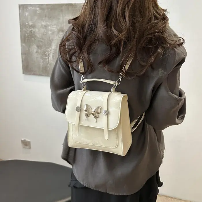 NX DOUGHNUT PU Backpack Women's White-2