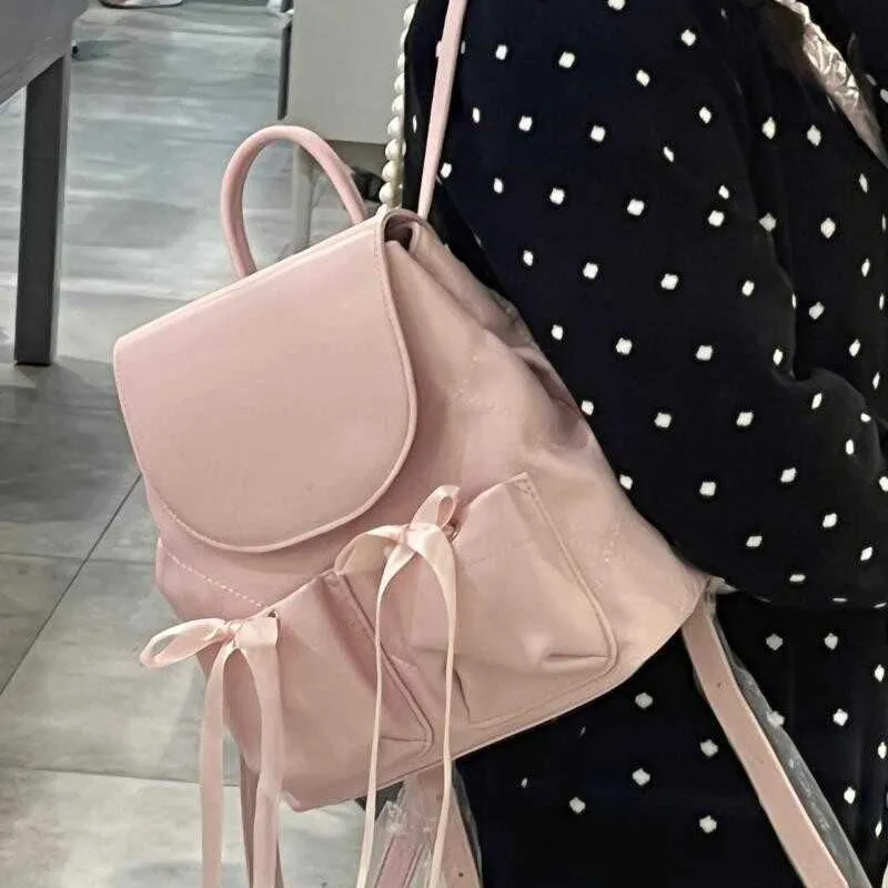 NX DOUGHNUT PU Backpack Women's Pink/White-7