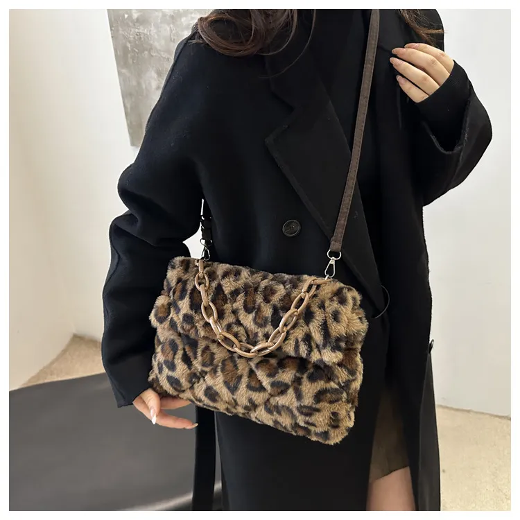 NX DOUGHNUT Plush Portable Small Square Bag Crossbody Bag Shoulder Bag Regular Unisex Multicolor-10
