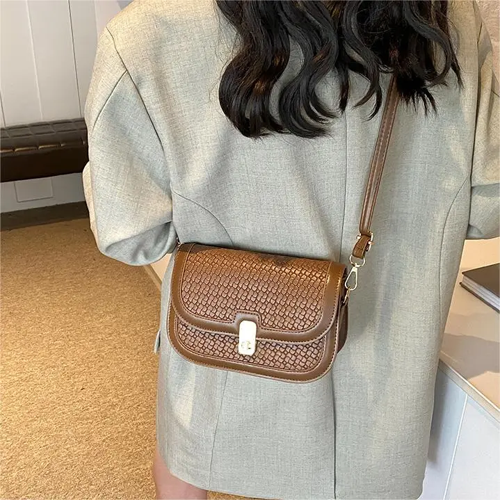 NX DOUGHNUT PU Crossbody Bag, Shoulder Bag Women's Black/Brown/Light Pink/White & Brown-34