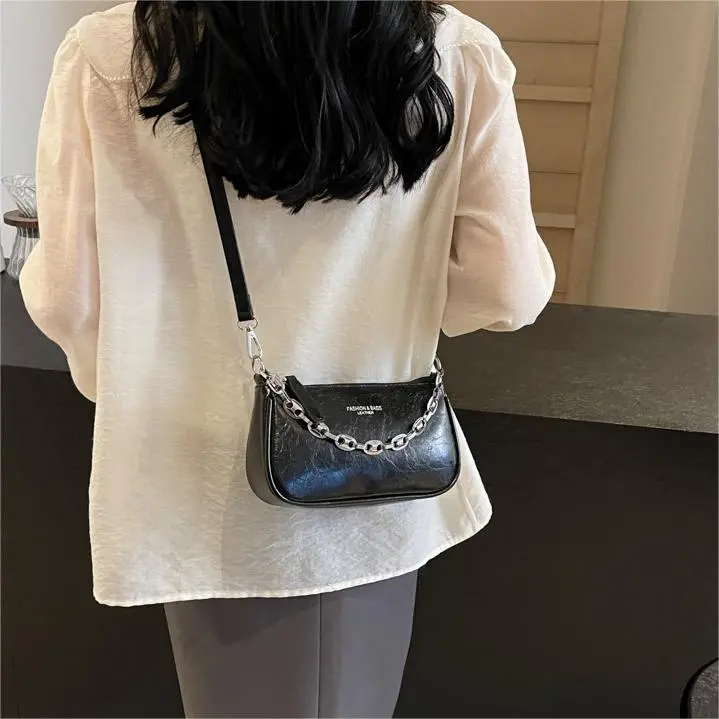 NX DOUGHNUT PU Handbag, Shoulder Bag Women's Silver, Dazzling Color, Silver, Black, Pink, Gold-37