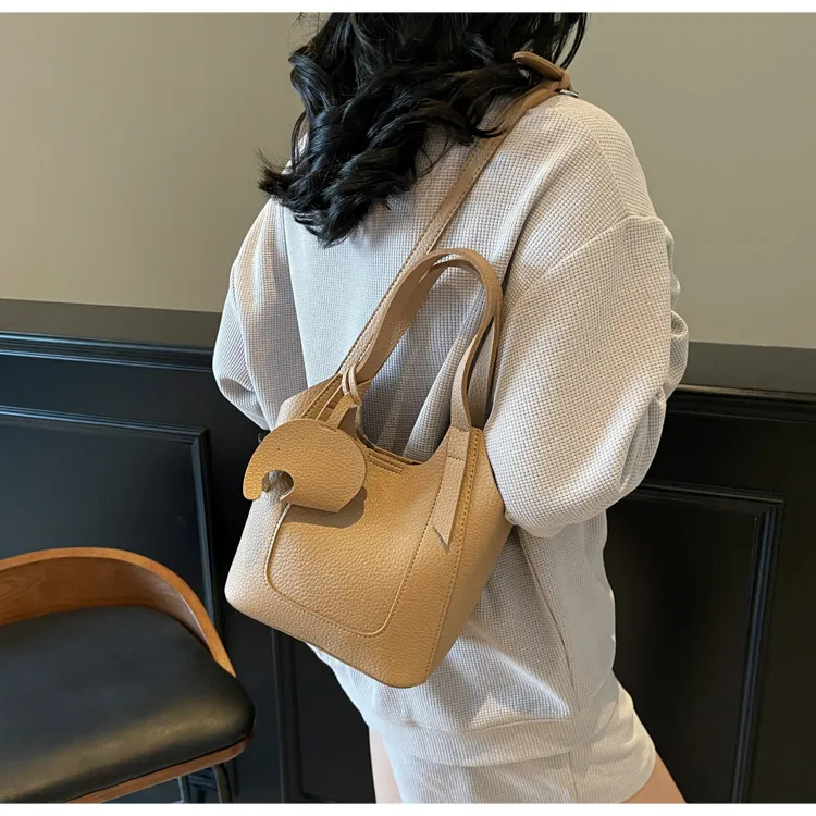 NX DOUGHNUT PU Premium Texture Handbag Regular Women's Multicolor-14
