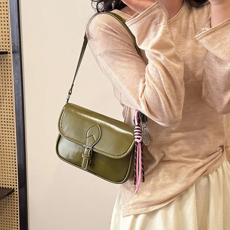 NX DOUGHNUT PU Baguette Shoulder Bag Regular Women's Multicolor-7