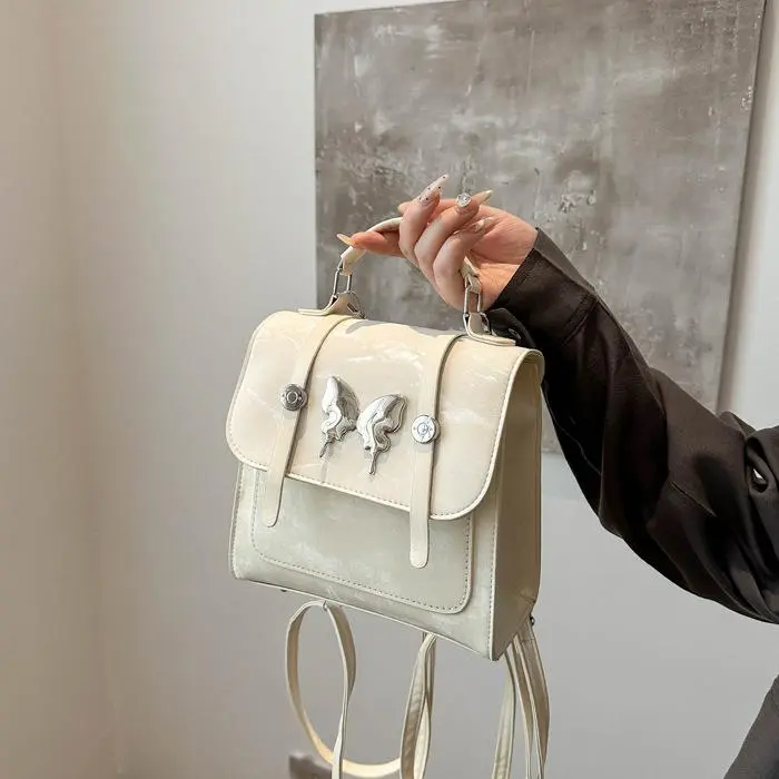 NX DOUGHNUT PU Backpack Women's White-23