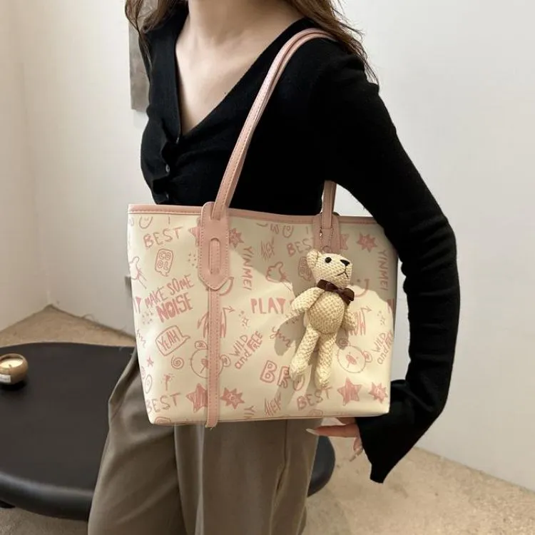 NX DOUGHNUT PU Tote Bag Shoulder Bag Regular Women's Multicolor-33