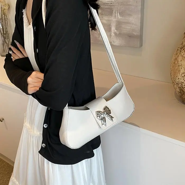 NX DOUGHNUT PU Handbag Shoulder Bag Women's White-2