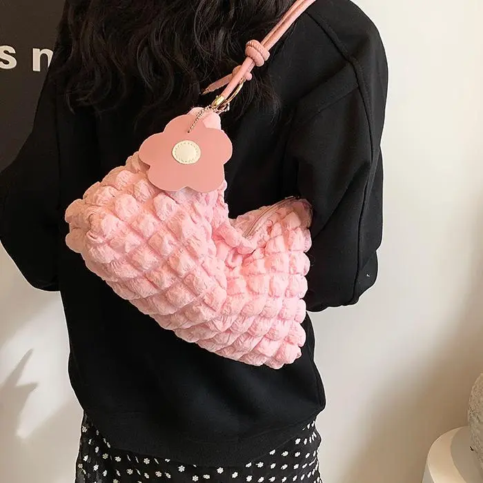 NX DOUGHNUT PU Crossbody Bag, Shoulder Bag Women's White-4