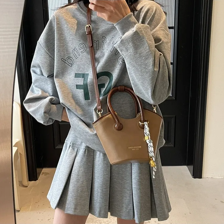 NX DOUGHNUT PU Portable Bucket Bag Regular Women's Multicolor-6