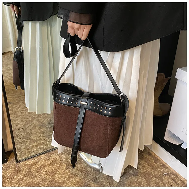 NX DOUGHNUT PU Advanced Textured Shoulder Bag Crossbody Bag Regular Women's Multicolor-6