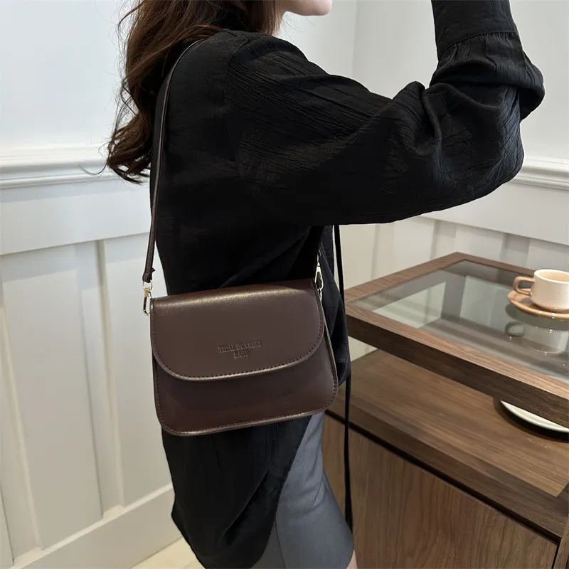 NX DOUGHNUT PU Shoulder Bag Regular Women's Black/Khaki/Brown/Coffee-11