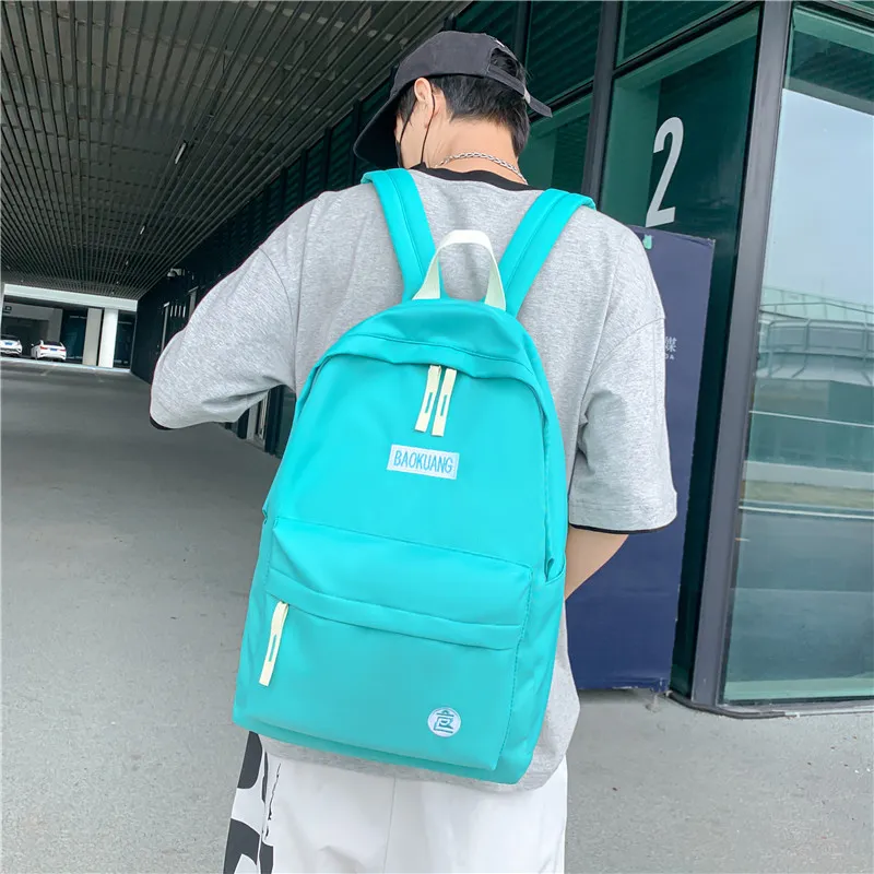 NX DOUGHNUT Oxford Backpack Unisex Ivory/Black/Light Purple/Green/Light Blue-12