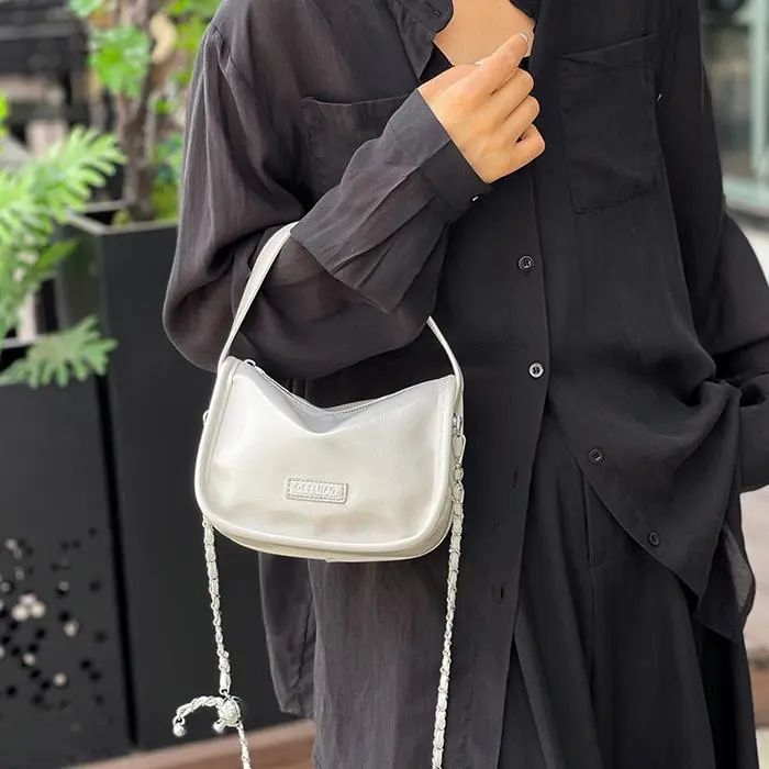 NX DOUGHNUT PU Handbag Regular Women's White-1