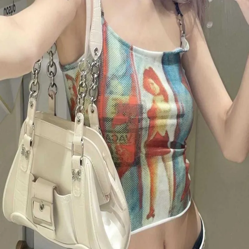 NX DOUGHNUT PU Shoulder Bag Women's Ecru-9