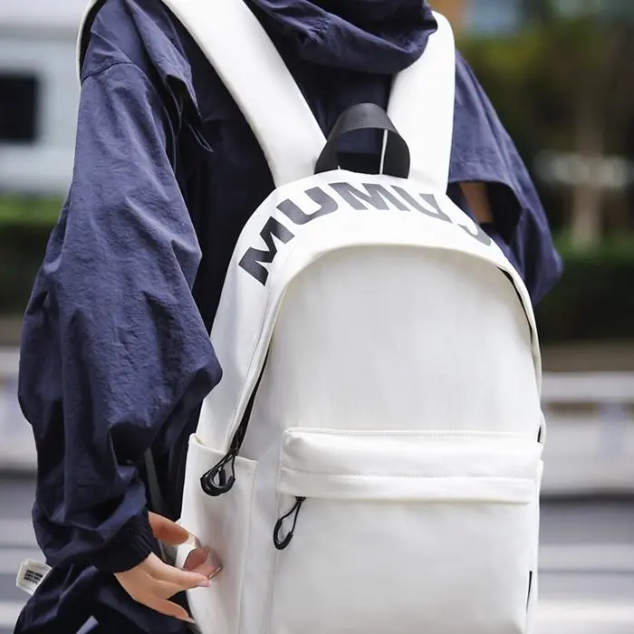 NX DOUGHNUT Nylon Backpack Unisex Ecru/Black/Purple/Dark Brown/Green-2