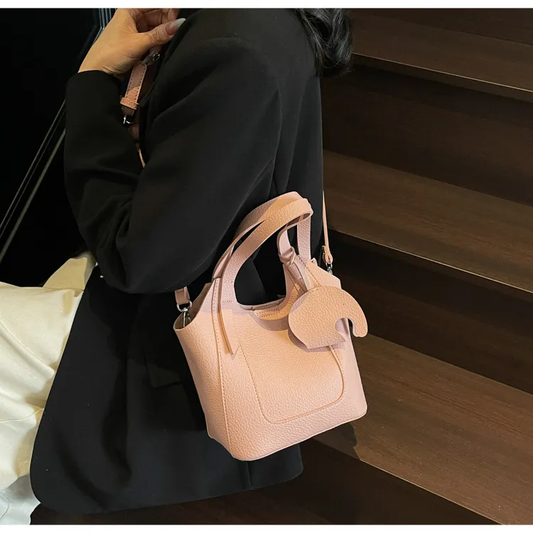 NX DOUGHNUT PU Premium Texture Handbag Regular Women's Multicolor-1