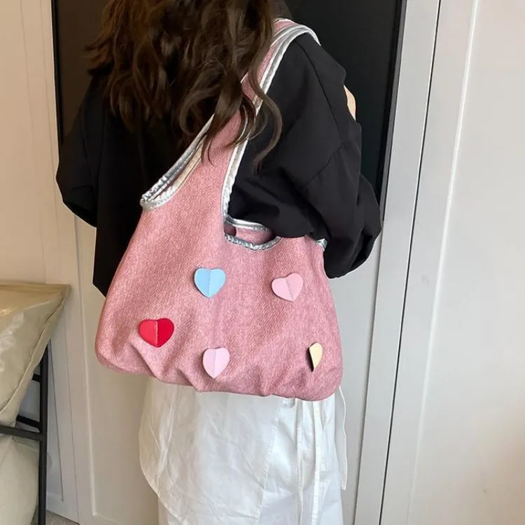 NX DOUGHNUT PU Handbag, Shoulder Bag Regular Women's Blue/White/Pink/Dark Brown-33