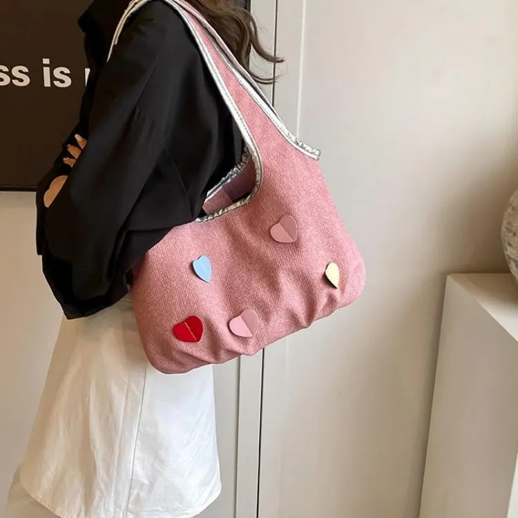 NX DOUGHNUT PU Handbag, Shoulder Bag Regular Women's Blue/White/Pink/Dark Brown-34