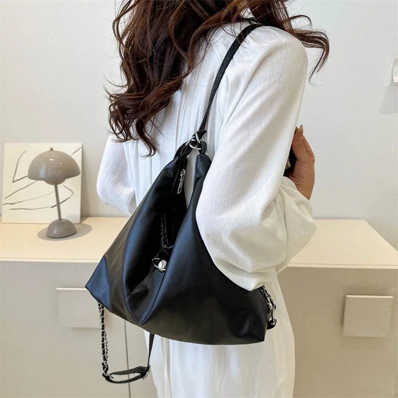 NX DOUGHNUT PU Backpack Regular Women's White Silver Black Khaki-13