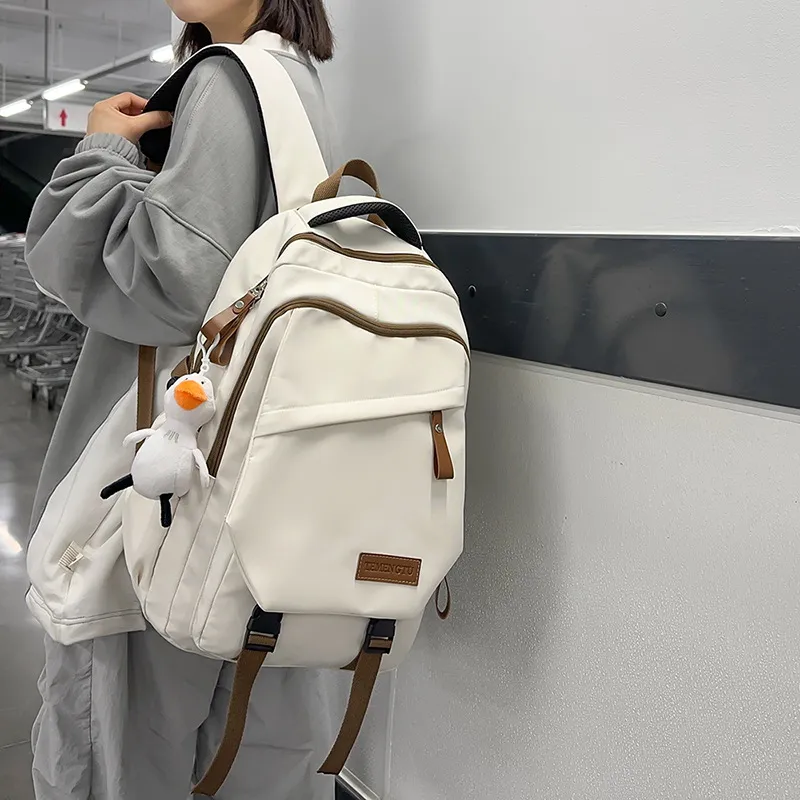 NX DOUGHNUT Nylon Trendy And Cool Backpack Regular Unisex Multicolor-3
