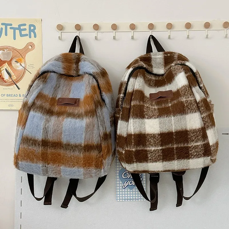 NX DOUGHNUT Composite Cloth Backpack Women's Multicolor-5