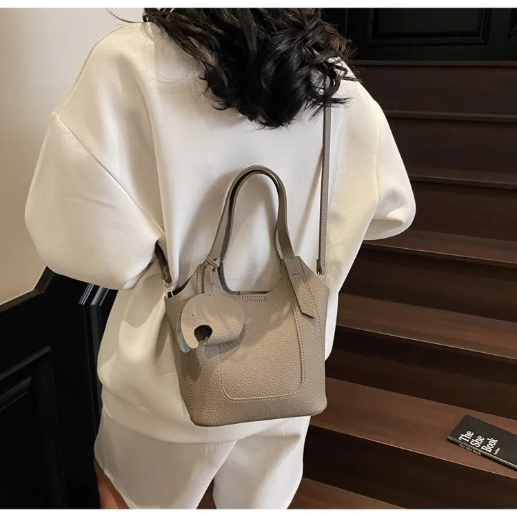 NX DOUGHNUT PU Premium Texture Handbag Regular Women's Multicolor-17