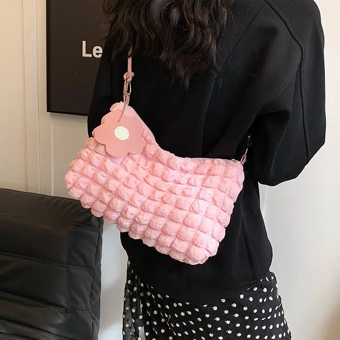 NX DOUGHNUT PU Crossbody Bag, Shoulder Bag Women's White-44