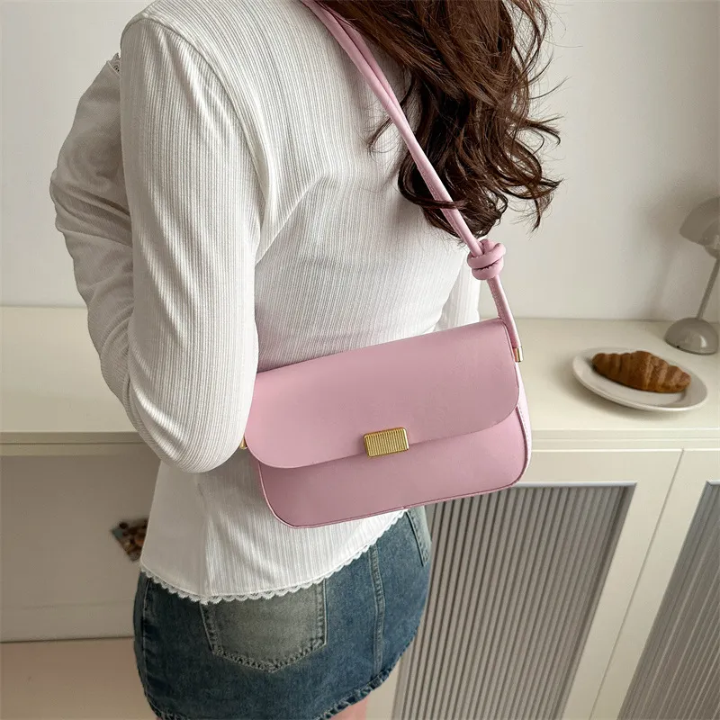 NX DOUGHNUT PU Shoulder Bag Crossbody Bag Regular Women's Light Pink/White/Dark Pink/Khaki/Brown/Black-3