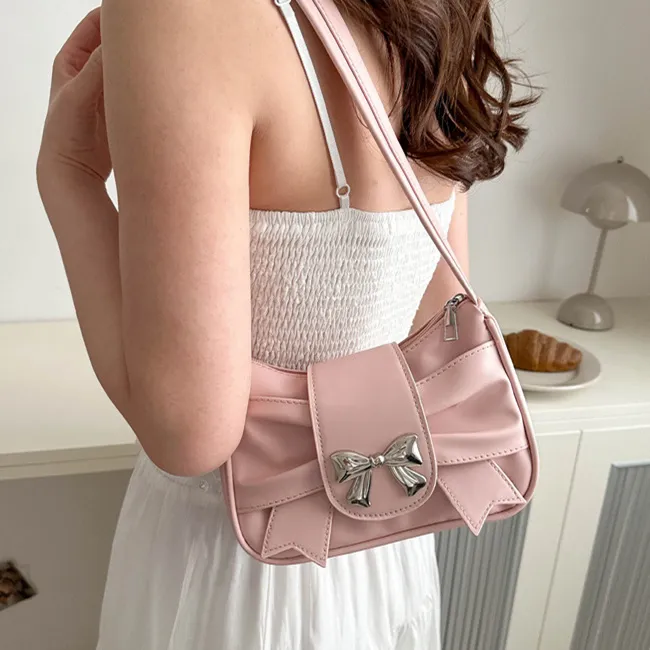 NX DOUGHNUT PU Shoulder Bag Regular Women's Pink White Silver Khaki Brown Black-30