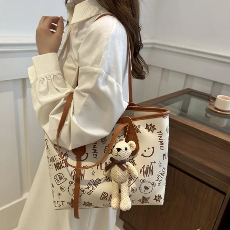 NX DOUGHNUT PU Tote Bag Shoulder Bag Regular Women's Multicolor-28