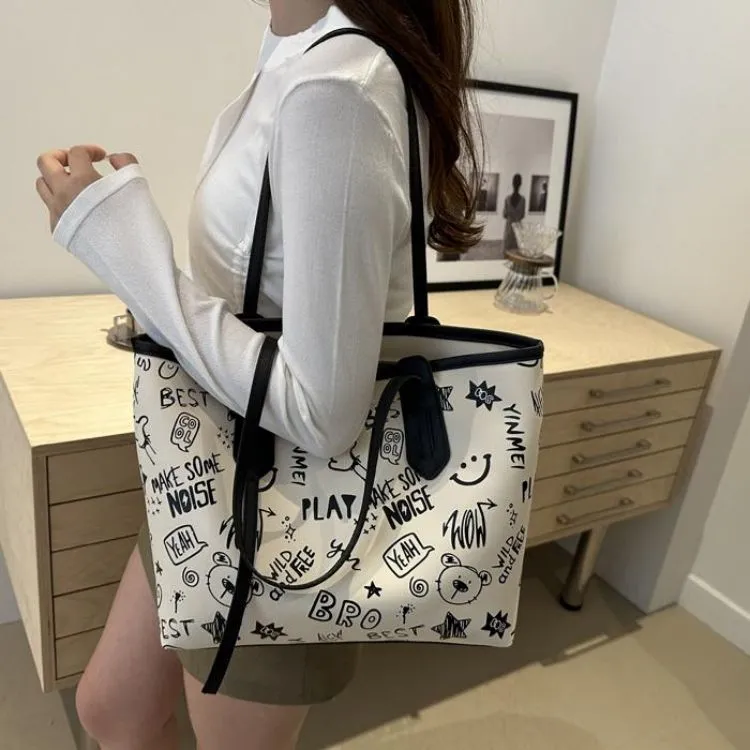 NX DOUGHNUT PU Tote Bag Shoulder Bag Regular Women's Multicolor-47