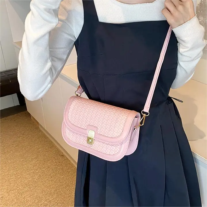 NX DOUGHNUT PU Crossbody Bag, Shoulder Bag Women's Black/Brown/Light Pink/White & Brown-14