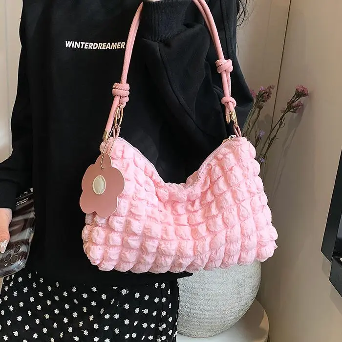 NX DOUGHNUT PU Crossbody Bag, Shoulder Bag Women's White-6