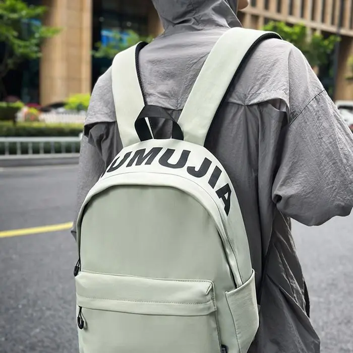 NX DOUGHNUT Nylon Backpack Unisex Ecru/Black/Purple/Dark Brown/Green-8