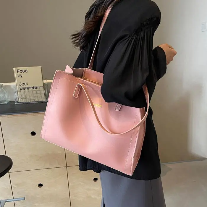 NX DOUGHNUT PU Shoulder Bag Regular Women's Black/White/Coffee/Pink/Blue-38