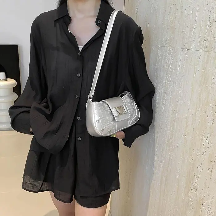 NX DOUGHNUT PU Shoulder Bag Women's White-11