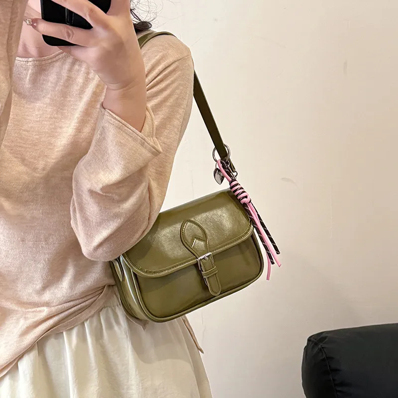 NX DOUGHNUT PU Baguette Shoulder Bag Regular Women's Multicolor-6