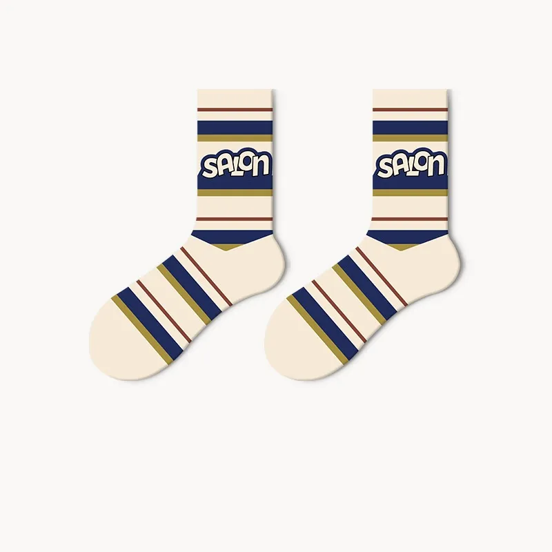 Youle Box Mid-Calf Socks Unisex 5 Pack-5