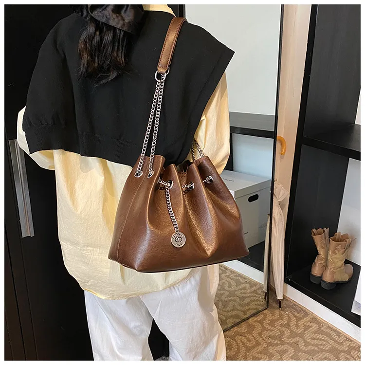 NX DOUGHNUT PU Large Capacity Chain Combo Bag Shoulder Bag Regular Women's Multicolor-9
