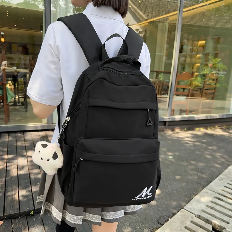 NX DOUGHNUT Oxford Backpack Unisex Ecru/Black/Violet/Light Blue-7