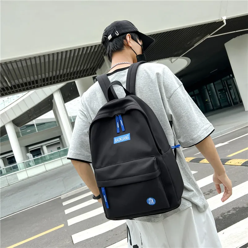 NX DOUGHNUT Oxford Backpack Unisex Ivory/Black/Light Purple/Green/Light Blue-3