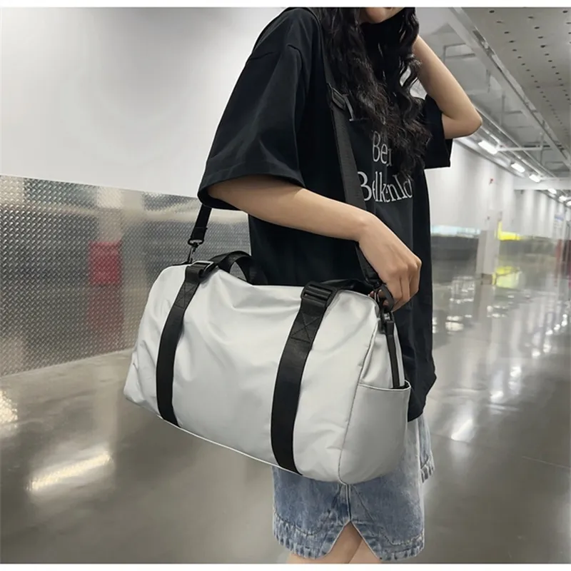 NX DOUGHNUT Oxford Sports & Fitness Bag One Shoulder Crossbody Luggage Bag Unisex Multicolor-2