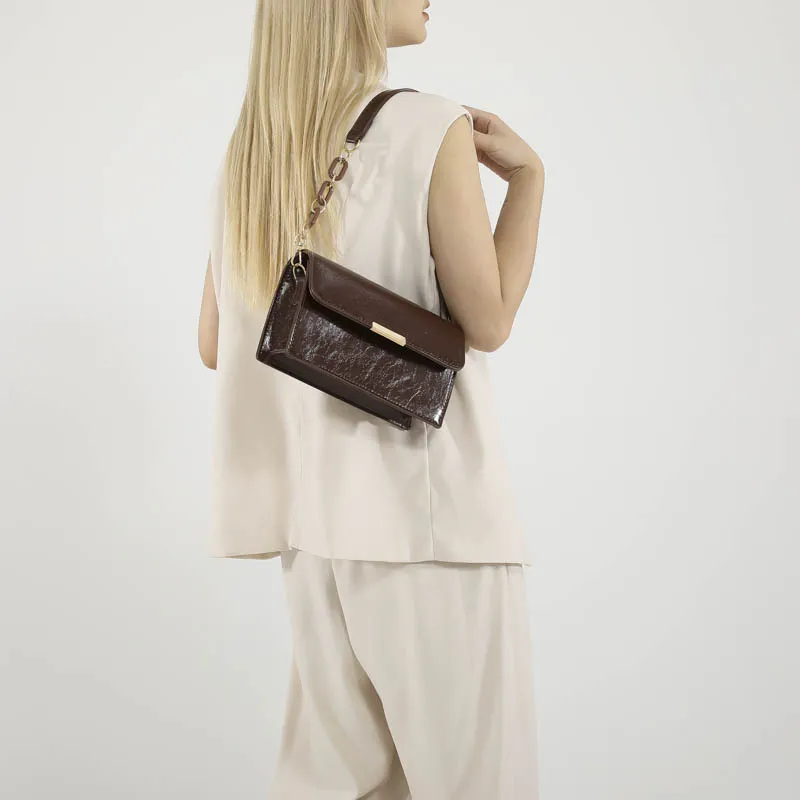 NX DOUGHNUT PU Shoulder Bag Regular Unisex Multicolor-10