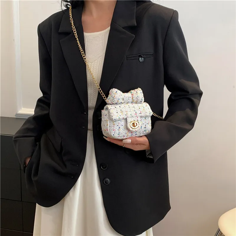 NX DOUGHNUT Fabric Shoulder Bag, Crossbody Bag Regular Women's White/Black/Blue/Pink-7