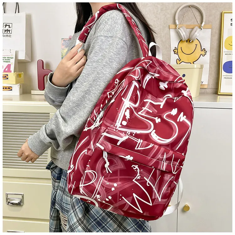 NX DOUGHNUT Nylon Travel Bag Versatile Students Backpack Backpack Regular Unisex Multicolor-4