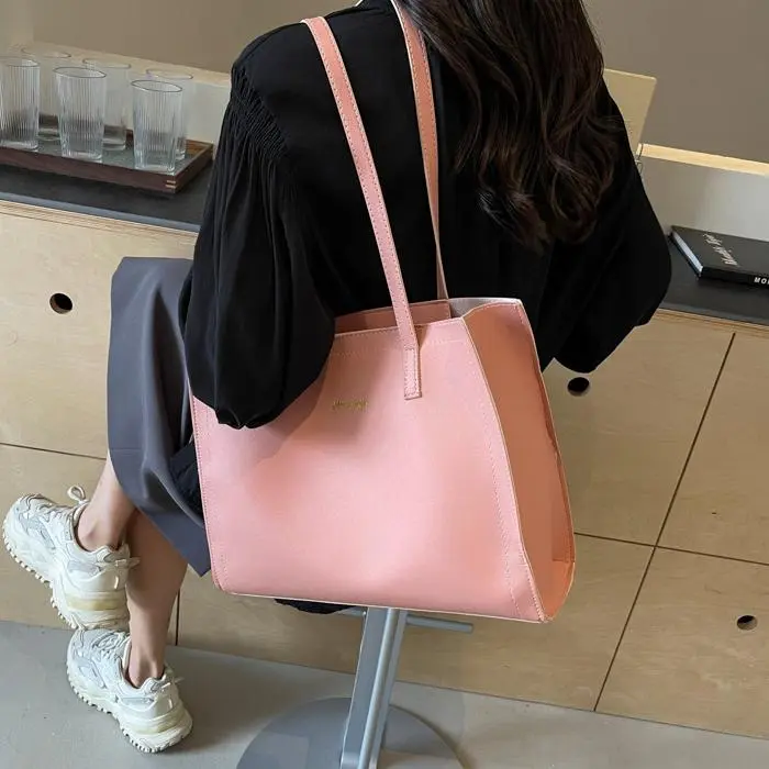 NX DOUGHNUT PU Shoulder Bag Regular Women's Black/White/Coffee/Pink/Blue-39