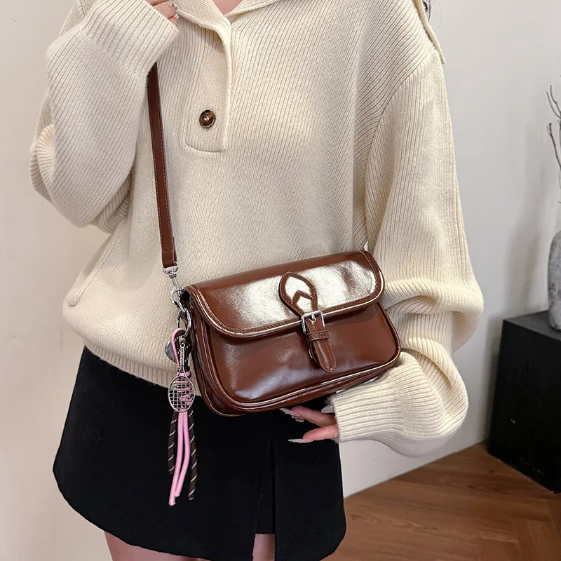 NX DOUGHNUT PU Baguette Shoulder Bag Regular Women's Multicolor-2